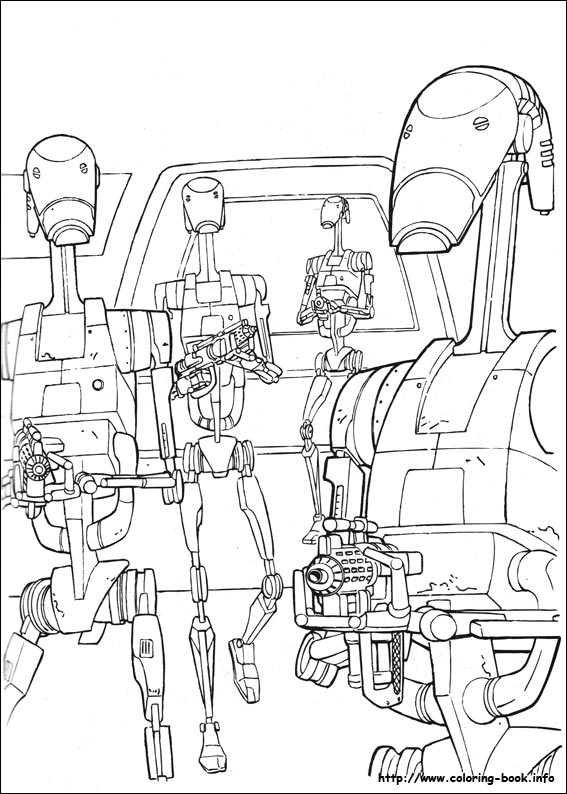 Star Wars coloring picture